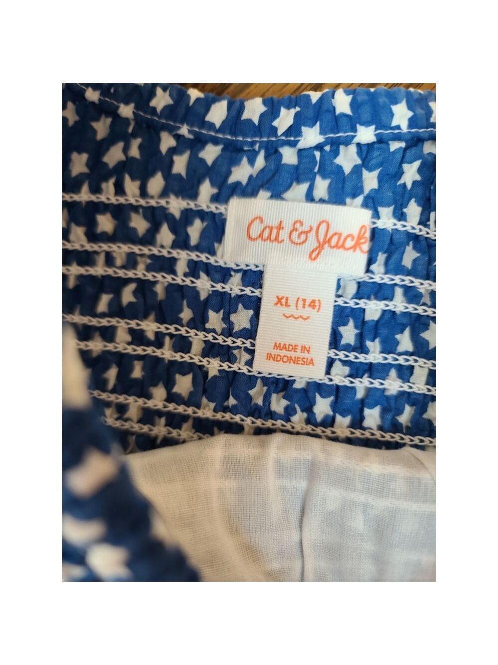 Cat & Jack Girls XL Blue Top & Black Pants Set - Picture 7 of 9